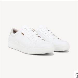 Dr Scholls White Leather Men's Sneakers